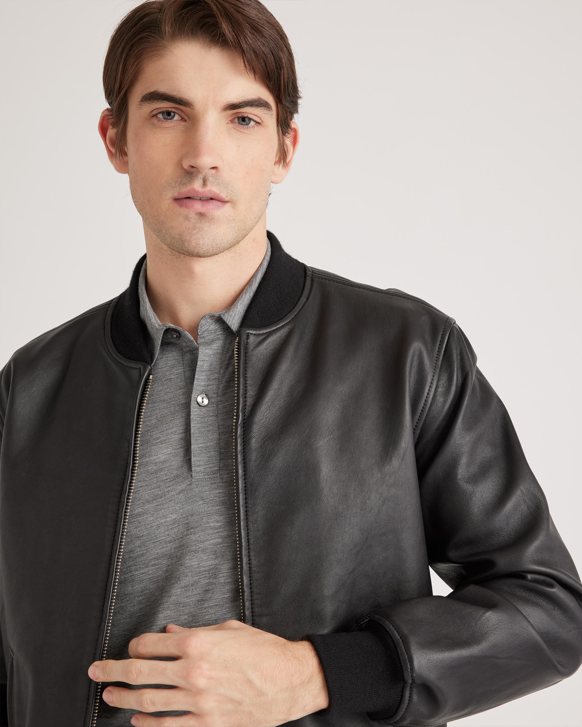 Quince | Men's Extra-Fine Australian Merino Polo Merino/Cotton Product Image