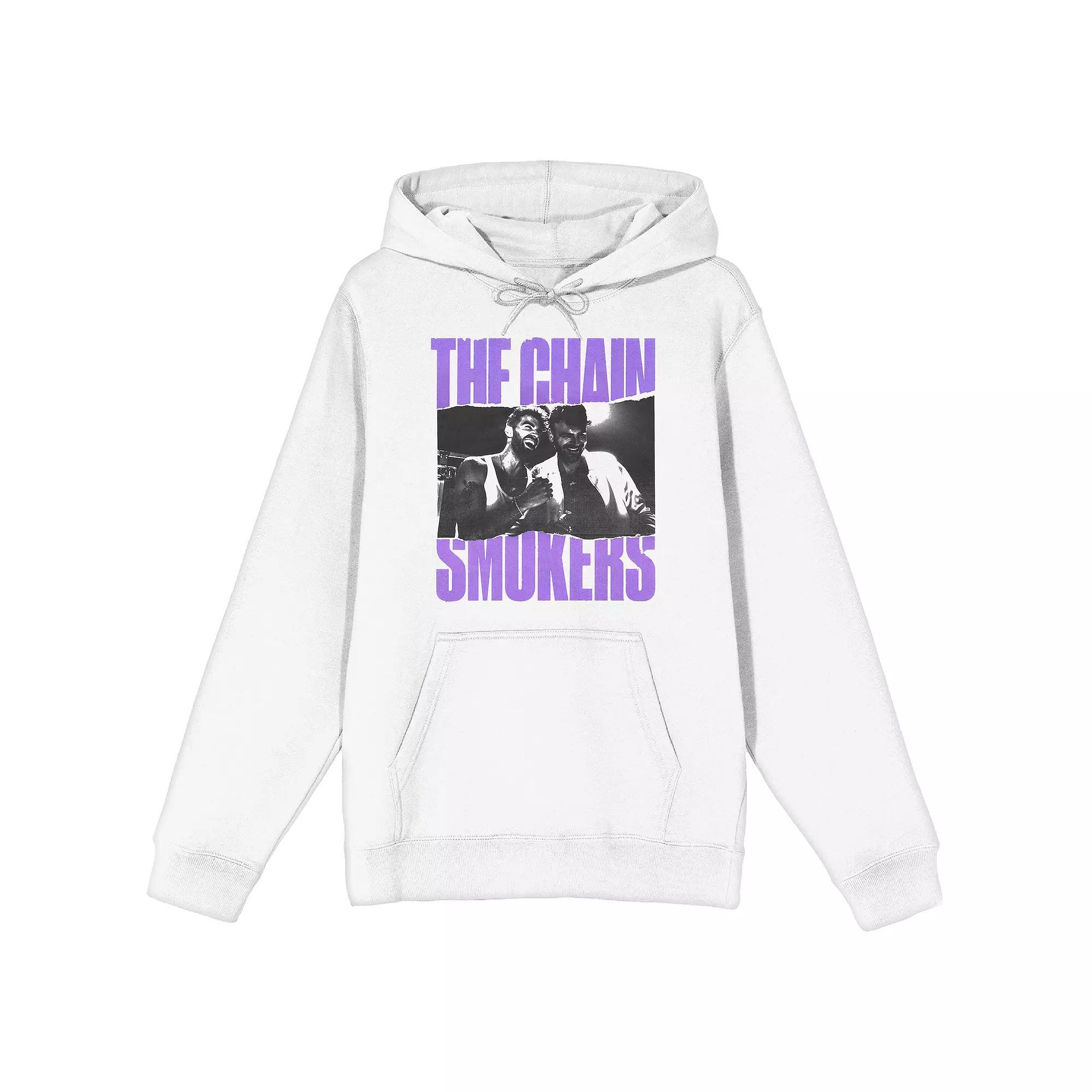 Men's The Chainsmokers Alex Pall Graphic Hoodie, Size: XL, White Product Image