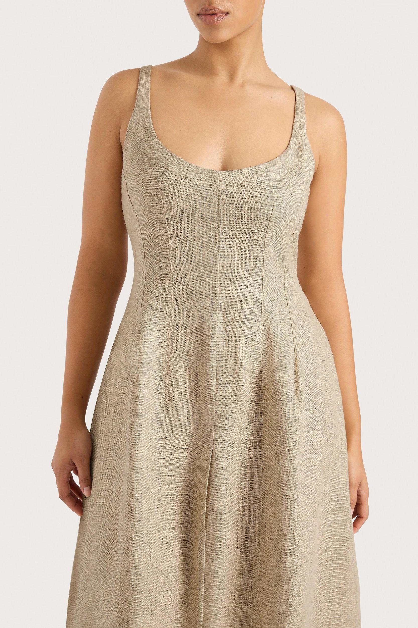 Lulea Wrap Vest Oatmeal - Final Sale Product Image