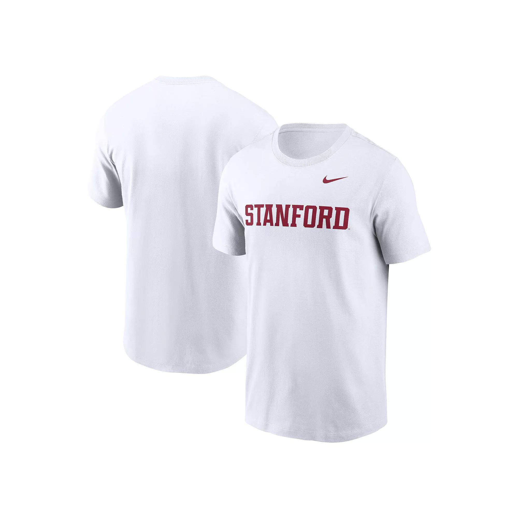 Men's Nike White Stanford Cardinal Primetime Wordmark T-Shirt, Size: 3XL Product Image