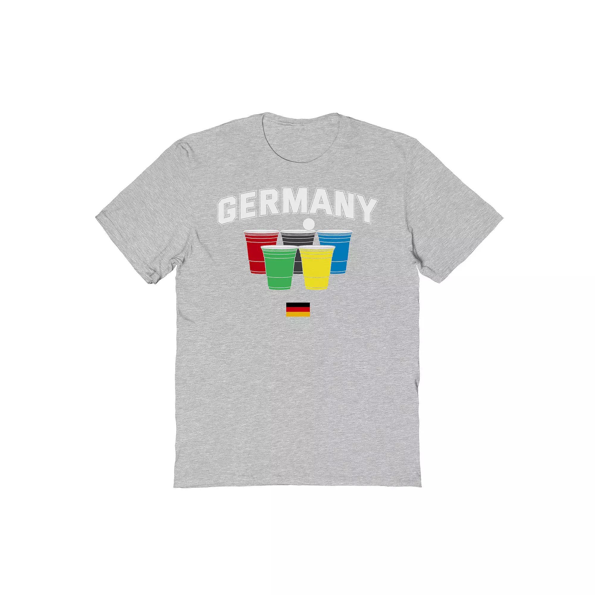 Men's Germany Solo Cups Graphic Tee, Size: Small, Sport Gray Product Image
