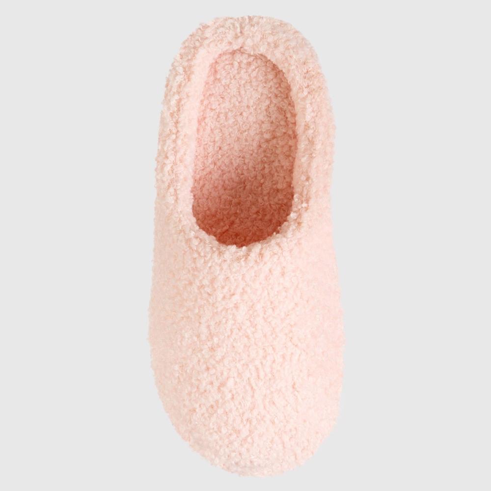 Isotoner Women's Fiona Comfort Slippers - Light Pink L Product Image