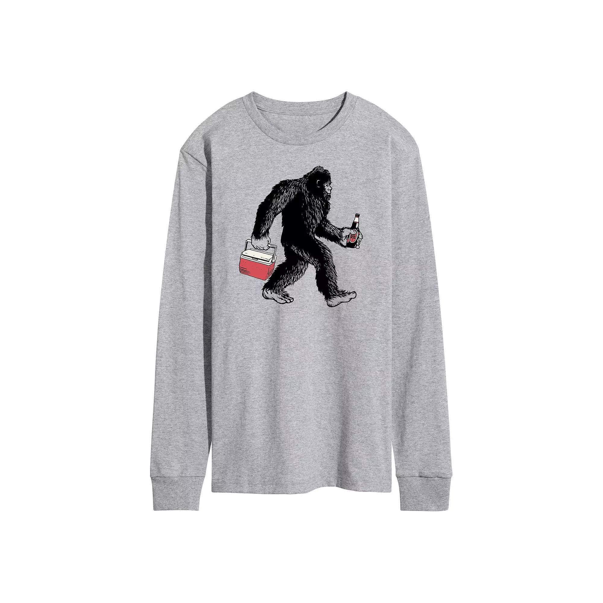 Mens Bigfoot Cooler Long Sleeve Graphic Tee Product Image