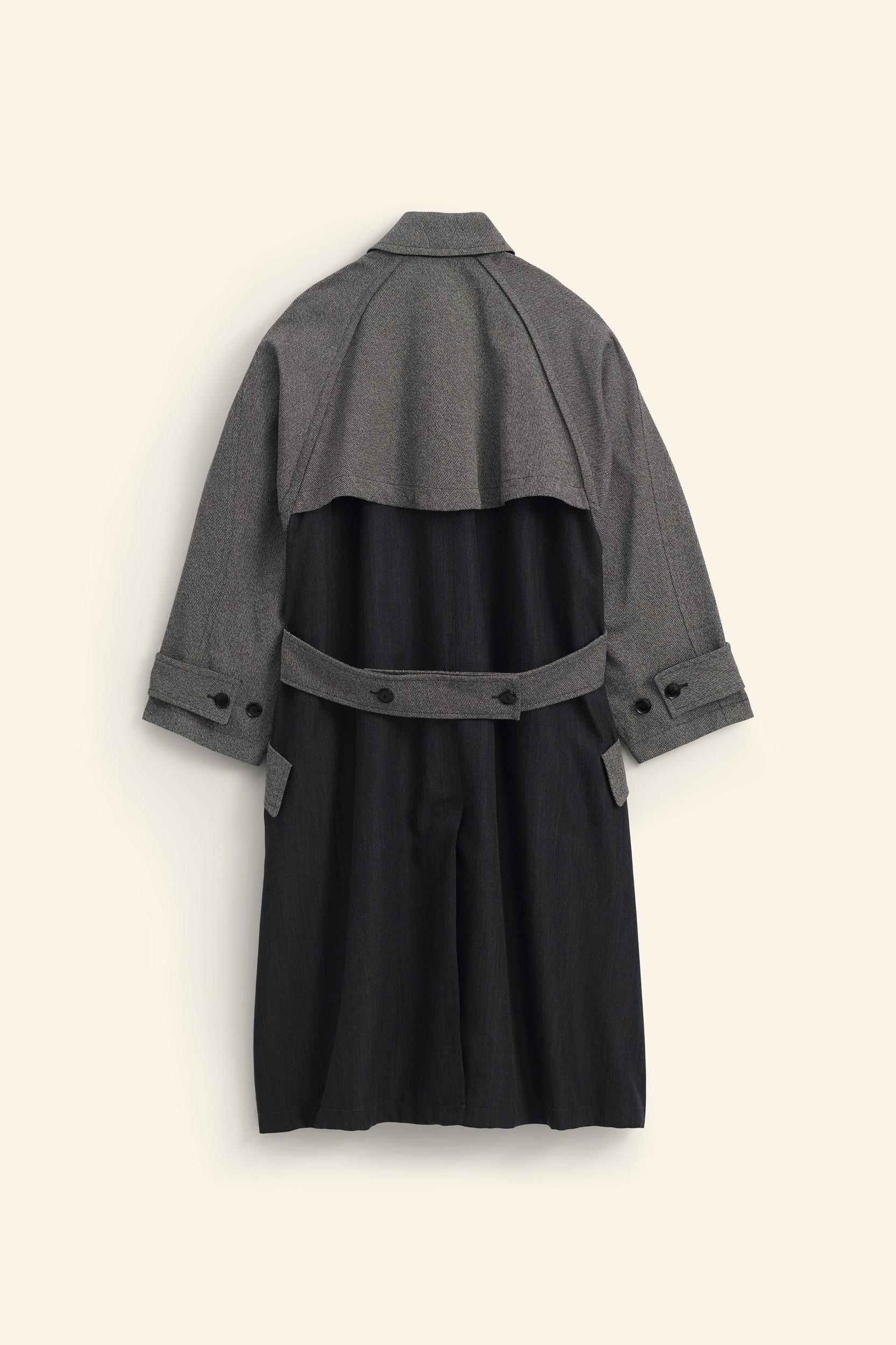 COMBINATION OVERSIZED TRENCH COAT LIMITED EDITION Product Image