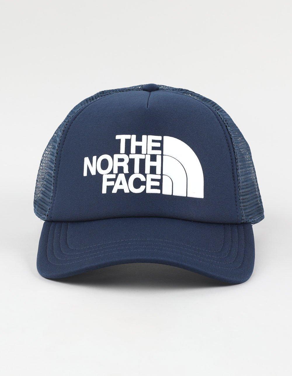 THE NORTH FACE Logo Trucker Hat - NAVY Product Image