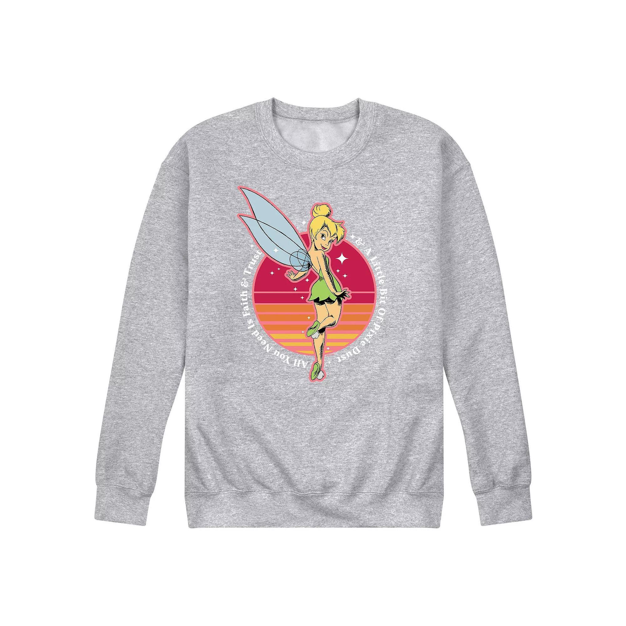 Disneys Peter Pan Mens Faith Trust Fleece Sweatshirt Product Image