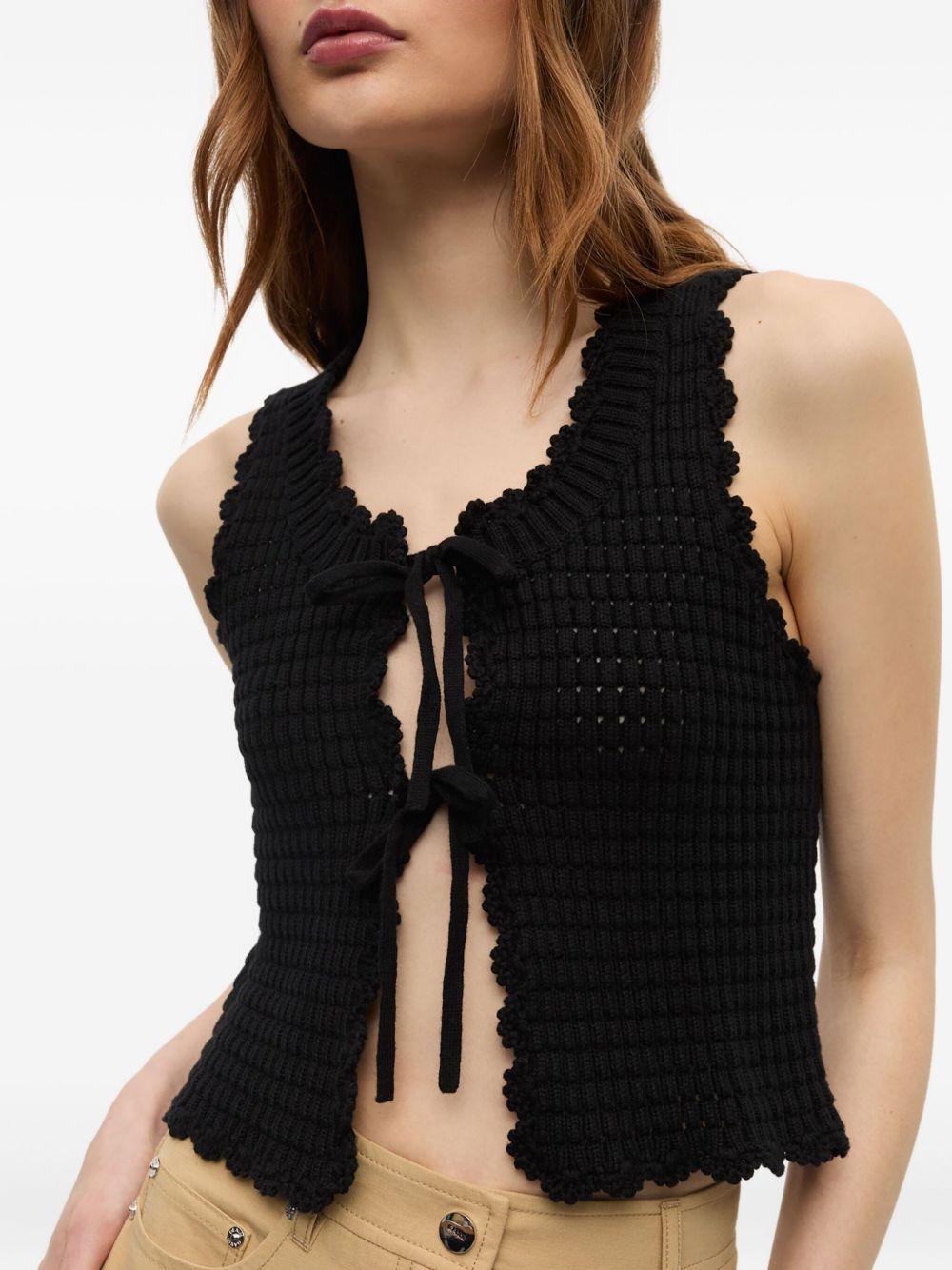 crochet-knit top Product Image