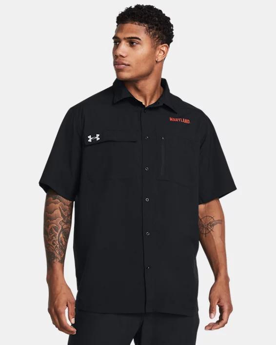 Men's UA Motivate Collegiate Button-Up Product Image