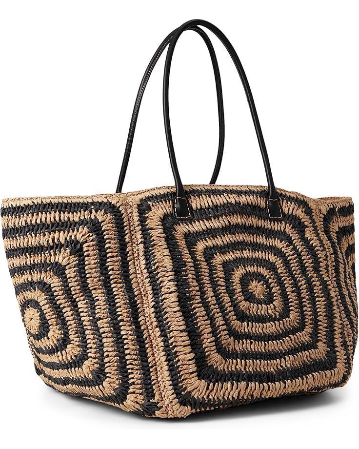 Straw Grommet Slouch Tote Product Image