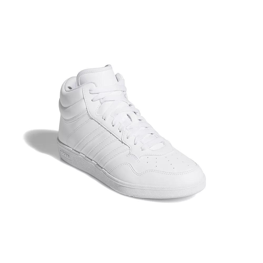 adidas Hoops 4.0 Women's Mid Top Basketball Shoes, Size: 6, White White Black Product Image
