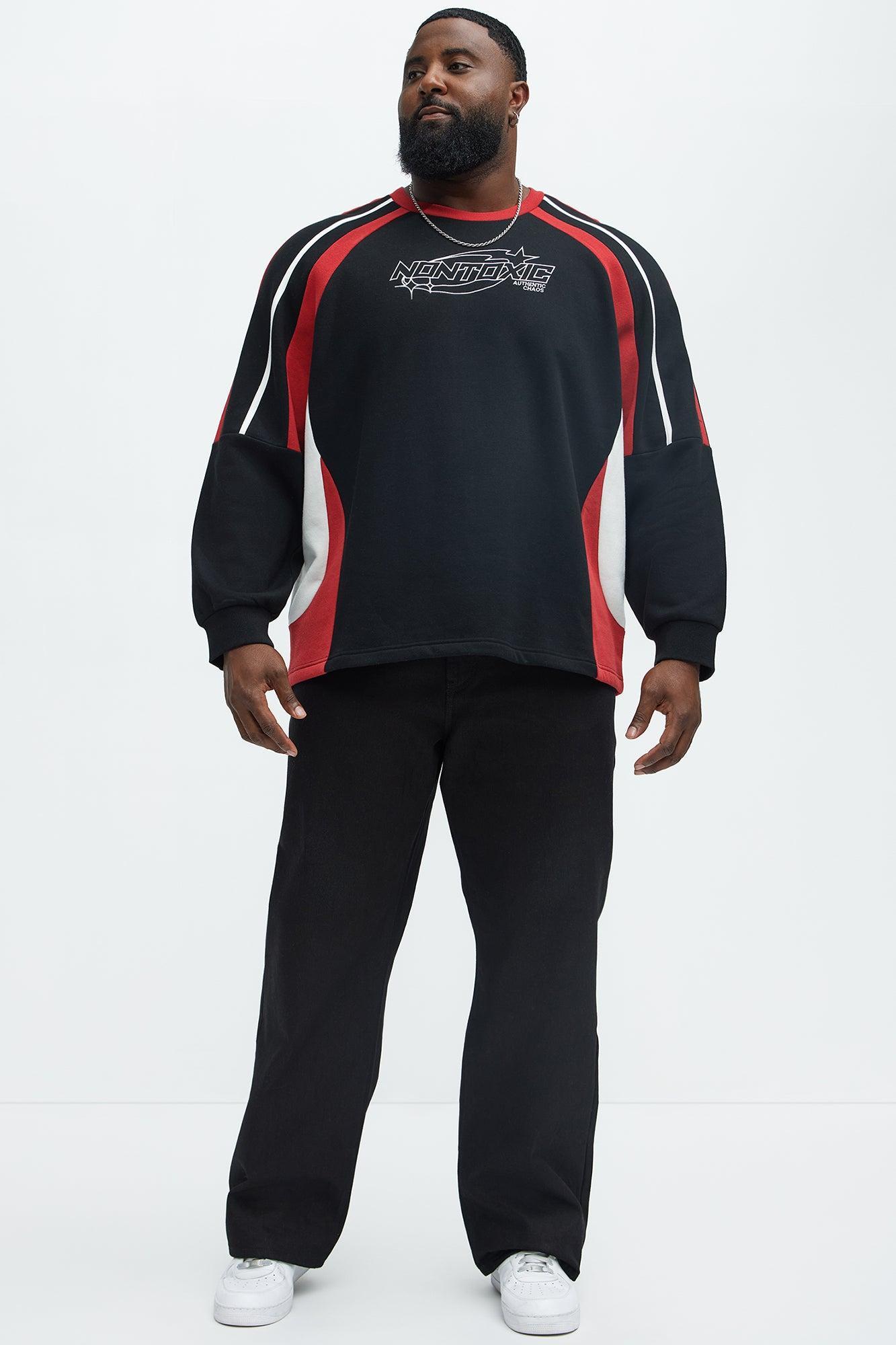 Tyson Nontoxic Crewneck Sweatshirt - Black/combo Product Image