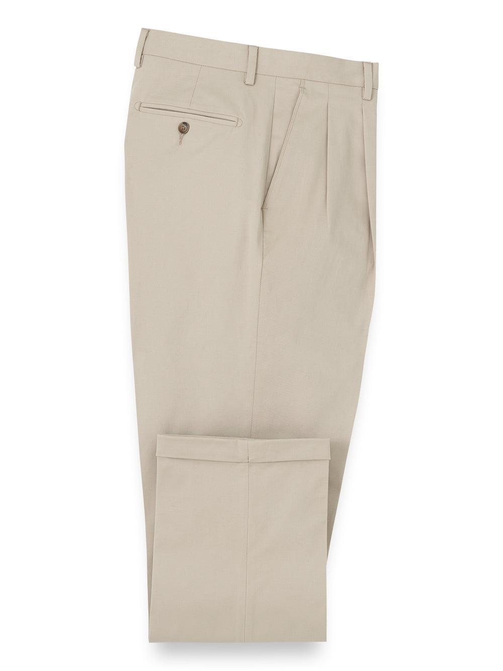 Cotton Stretch Twill Pants - Dark Olive Product Image
