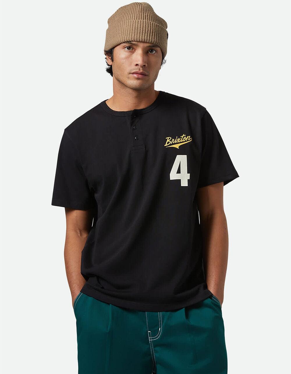 BRIXTON The League Mens Baseball Tee - BLACK Product Image