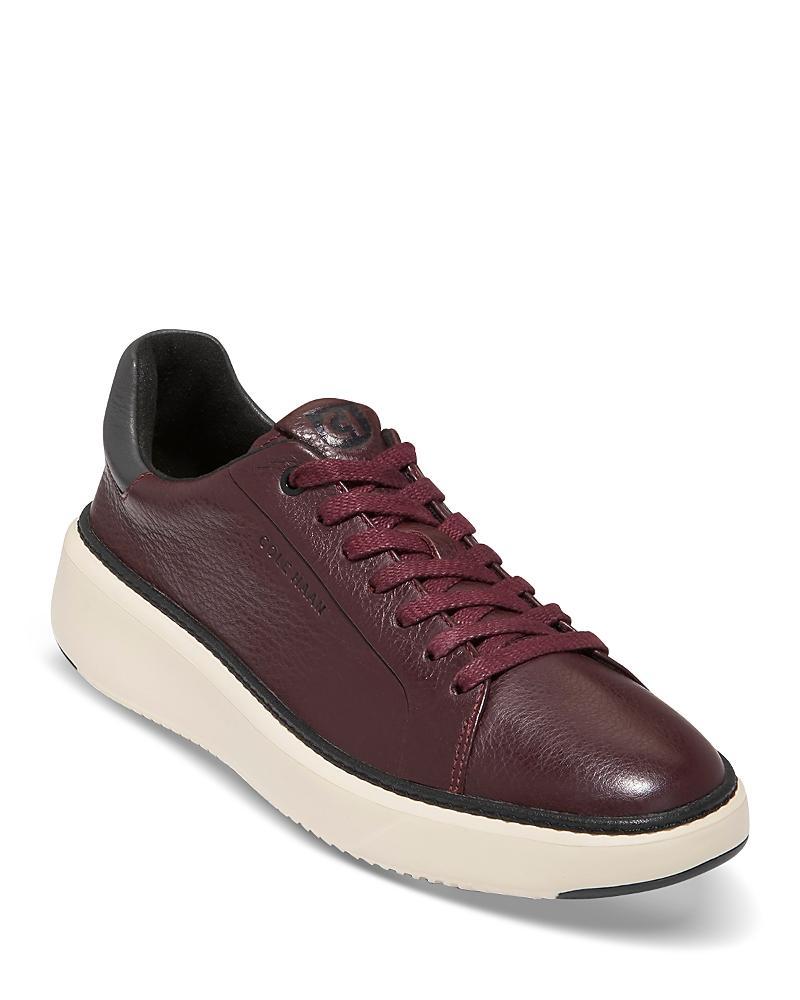 Cole Haan Mens GrandPr Topspin Leather Sneakers Product Image