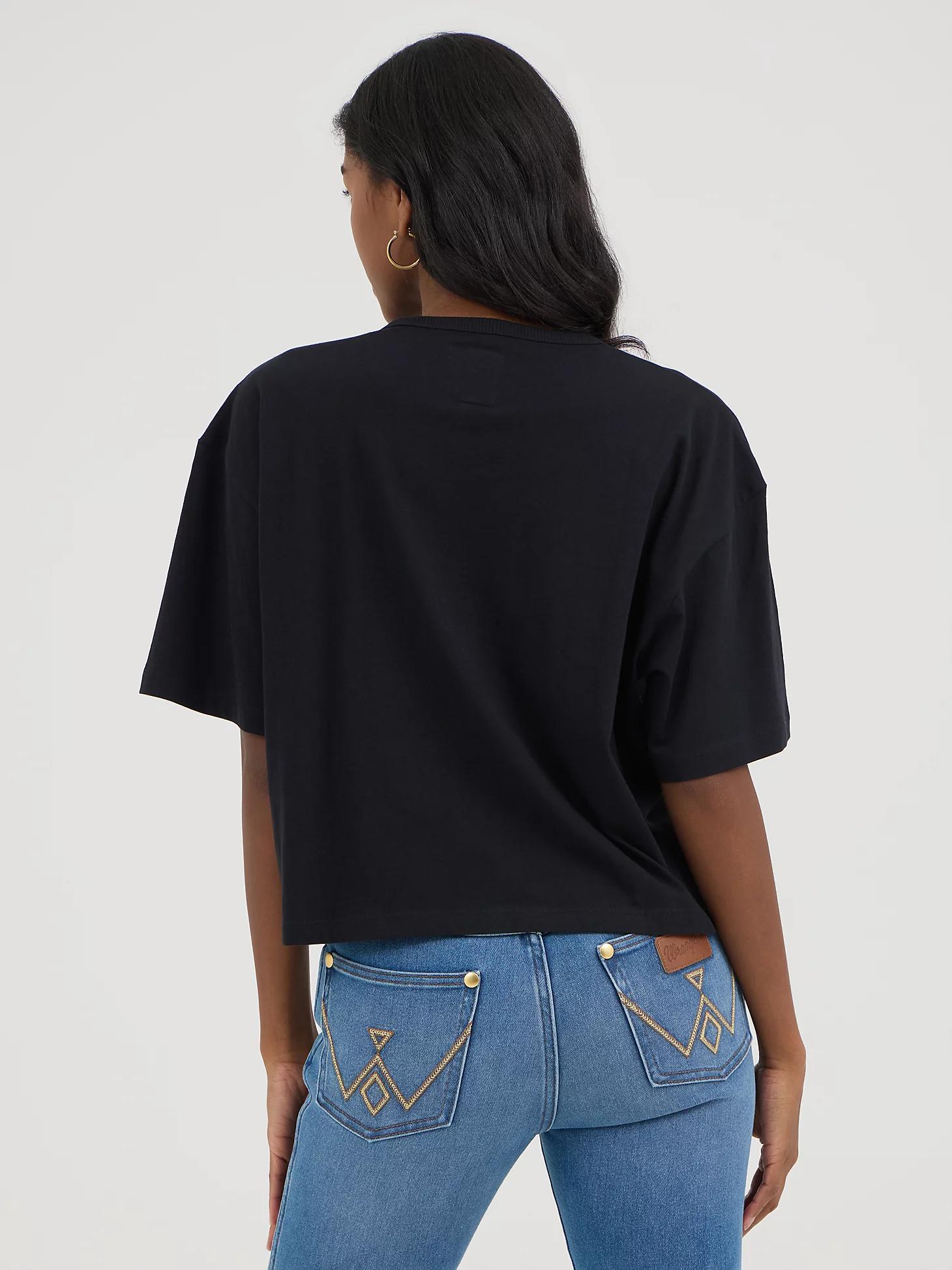 Wrangler® x Yellow Rose by Kendra Scott Boxy Crop Tee | Women's TOPS | Wrangler® Product Image