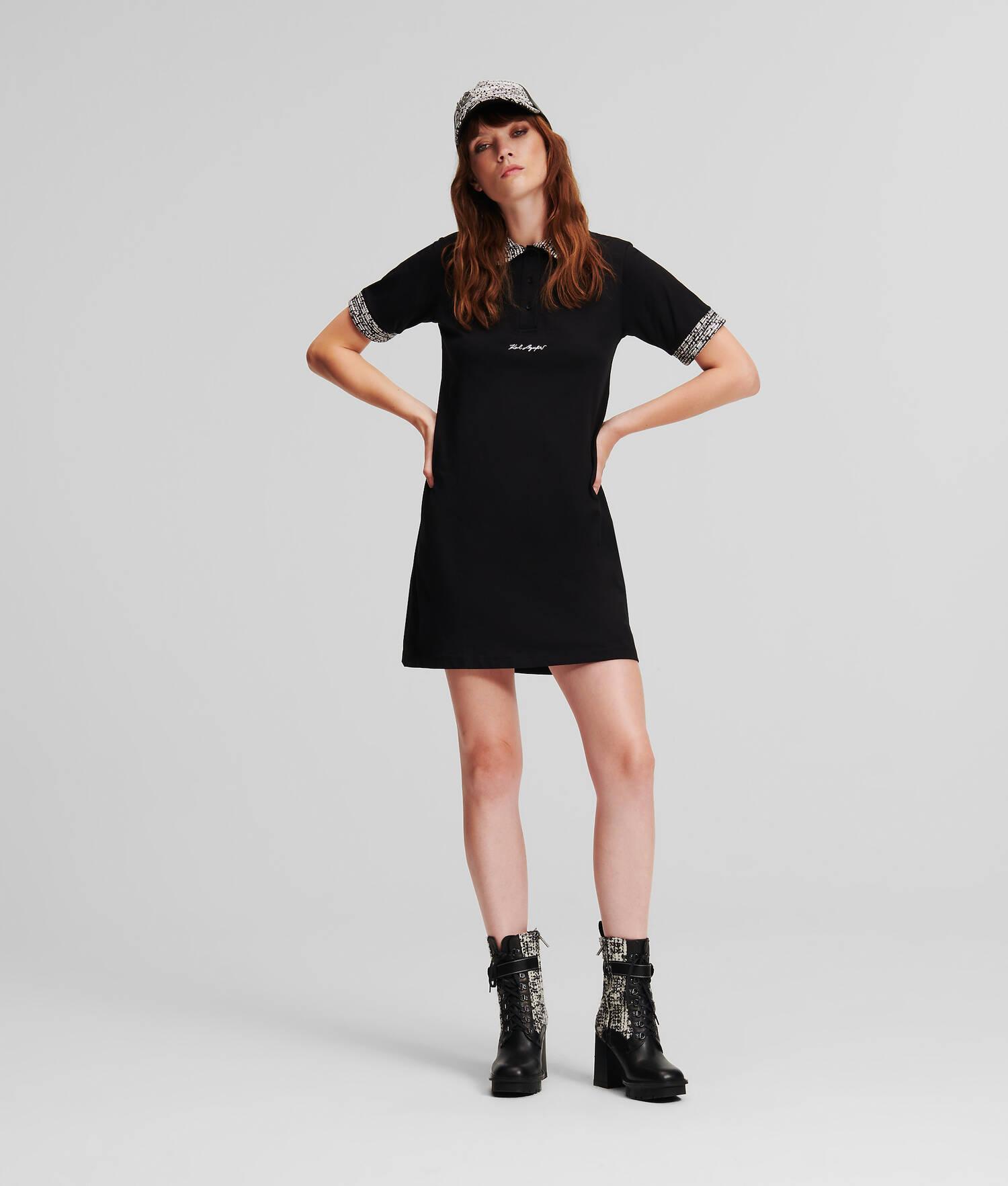 BOUCLÉ POLO DRESS Product Image