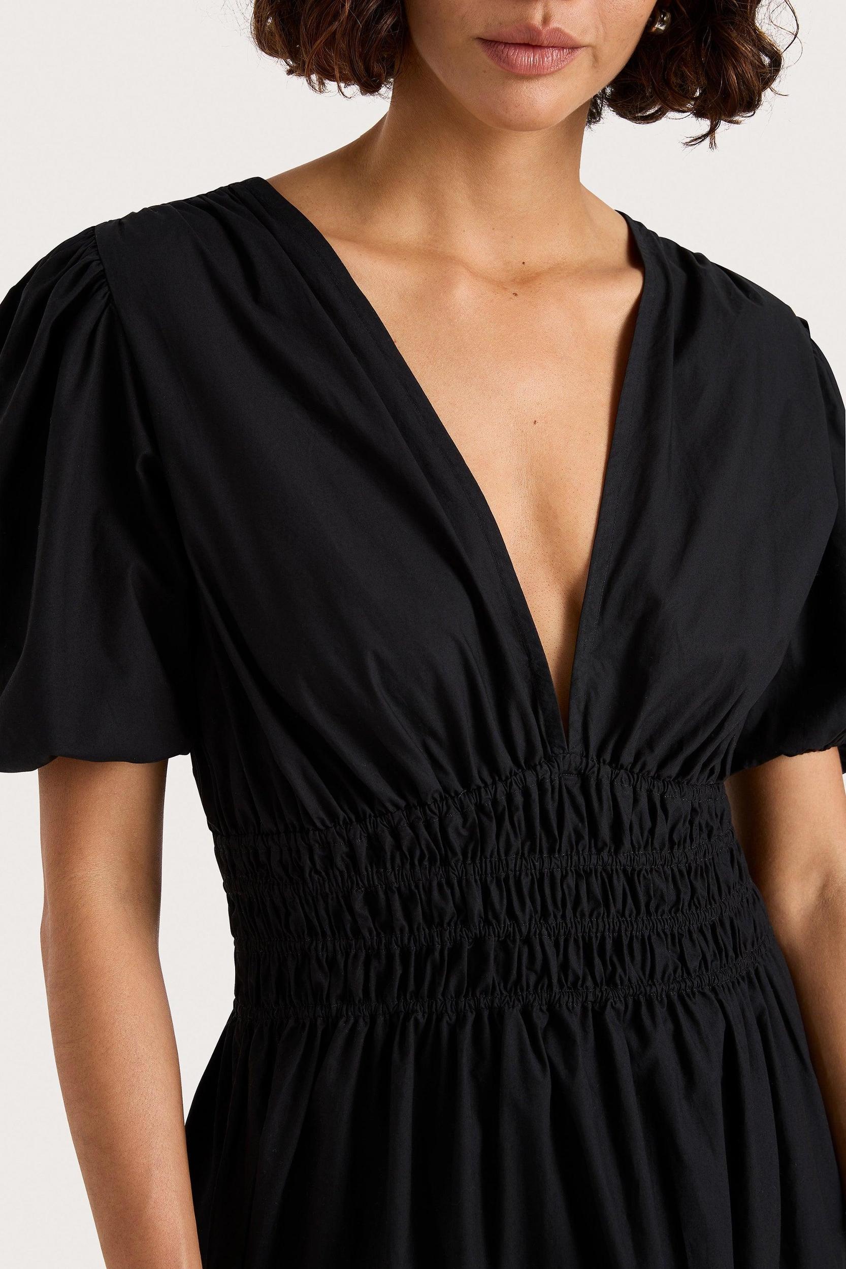 Grace Midi Dress Black Product Image