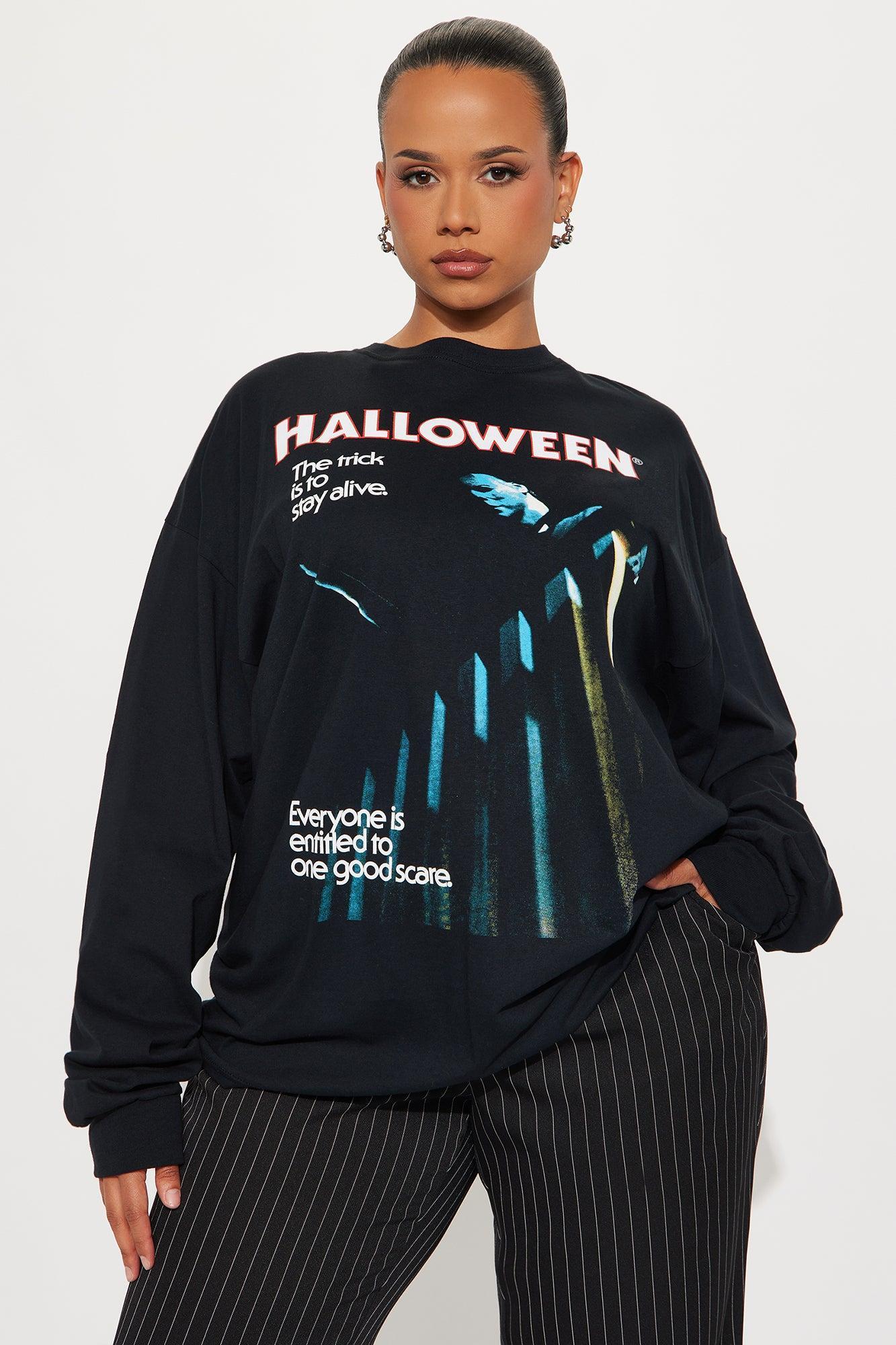Halloween Michael Myers Long Sleeve Tee - Black Product Image