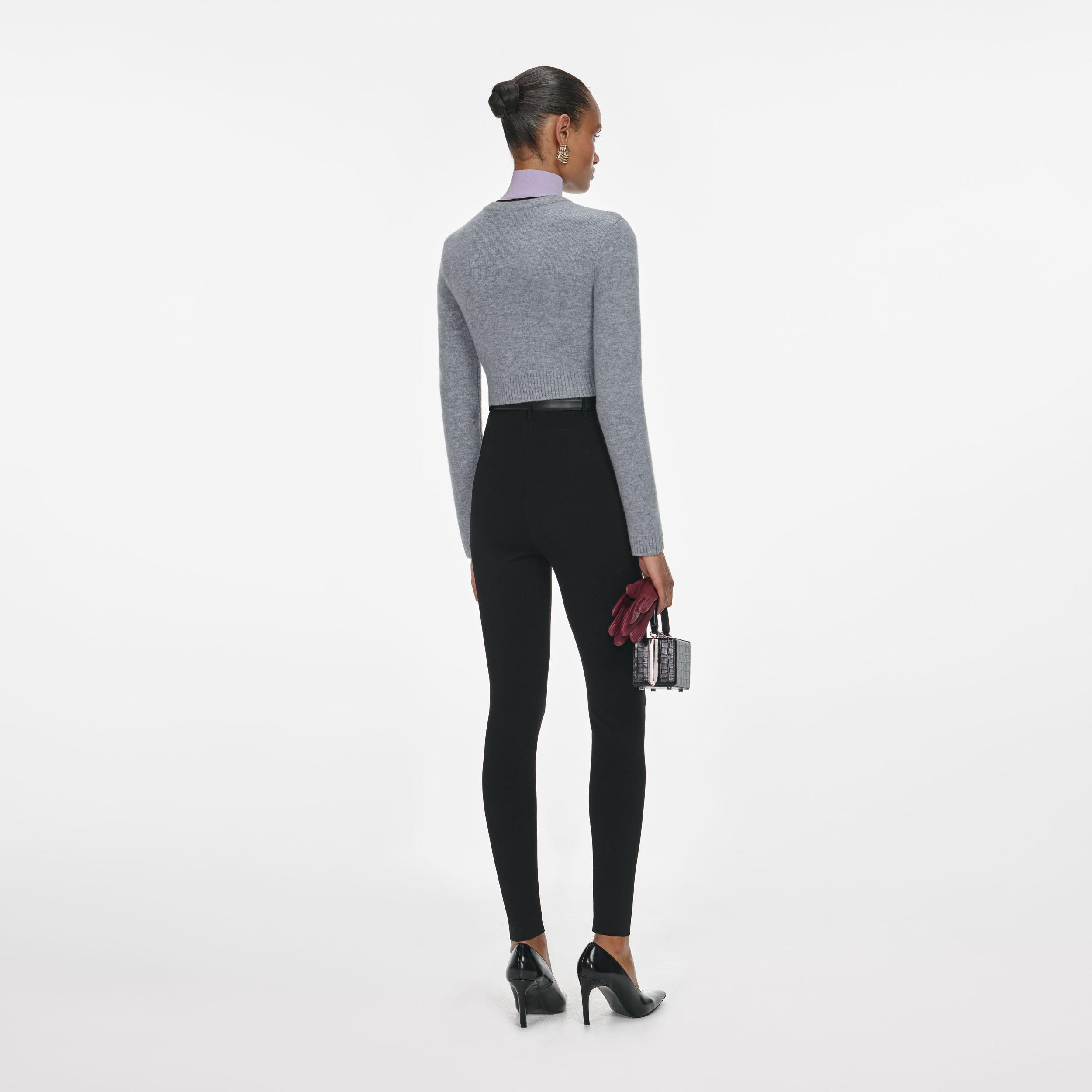 Grey Wool Cardigan Product Image