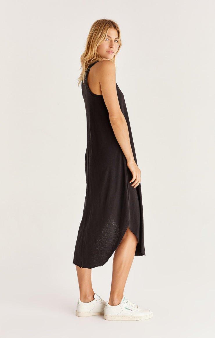 REVERIE SLUB MIDI DRESS Product Image