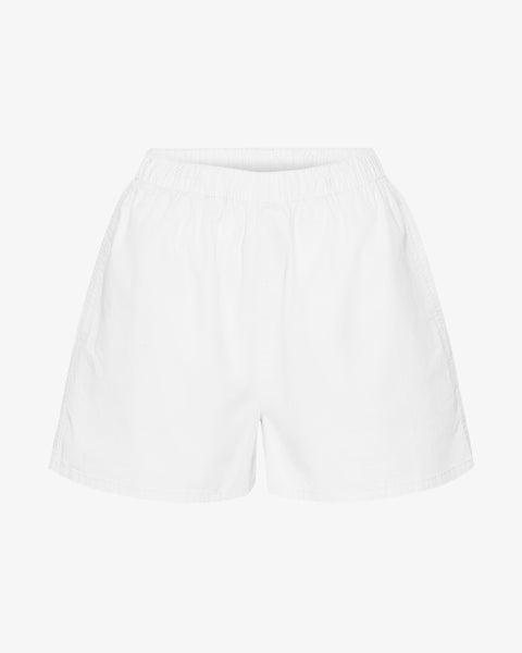 Women Organic Twill Shorts - Optical White Product Image