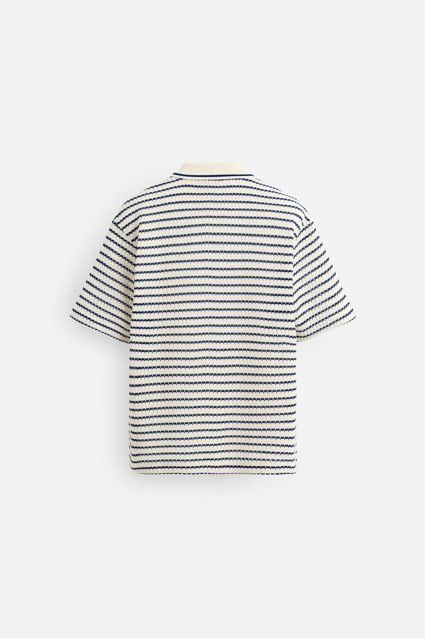 STRIPED JACQUARD POLO Product Image