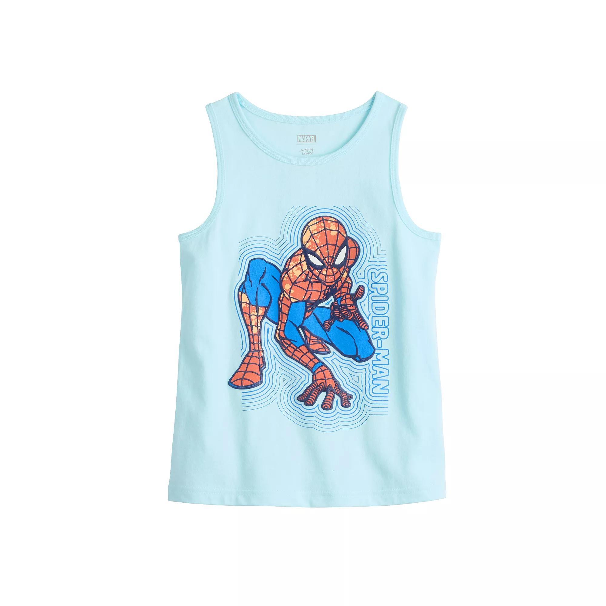 Baby & Toddler Boy Jumping Beans® Marvel Spider-Man Basic Tank Top, Toddler Boy's, Size: 18 Months, Blue Spiderman Lines Product Image
