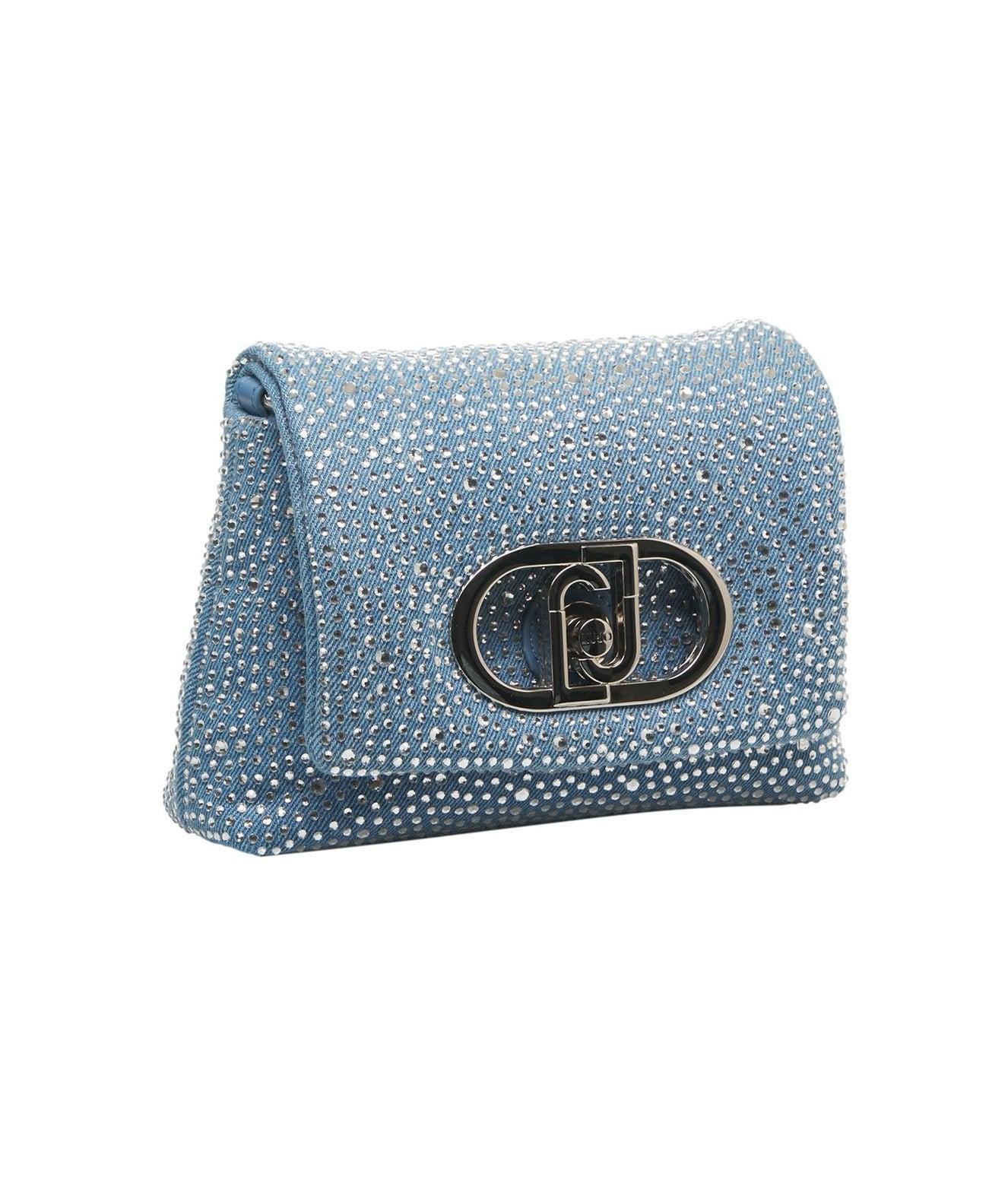 Shoulder bag with rhinestones 'LaPuffy' Product Image