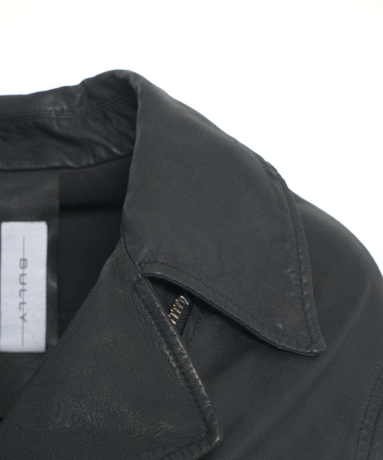 Leather biker jacket Product Image