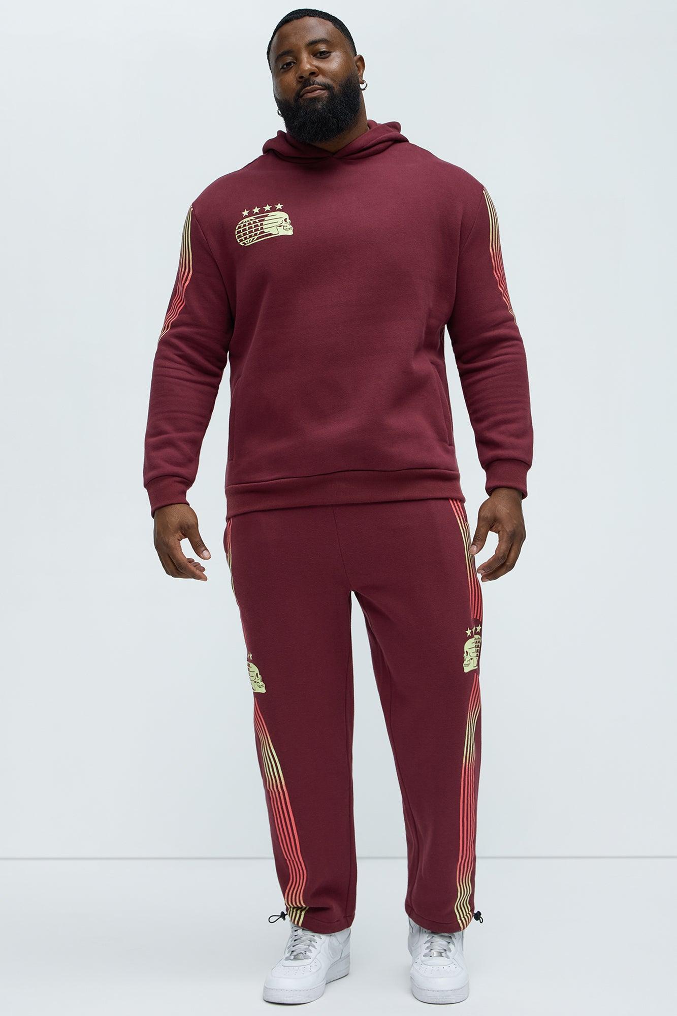 4 Star Champion Sweatpants - Burgundy Product Image