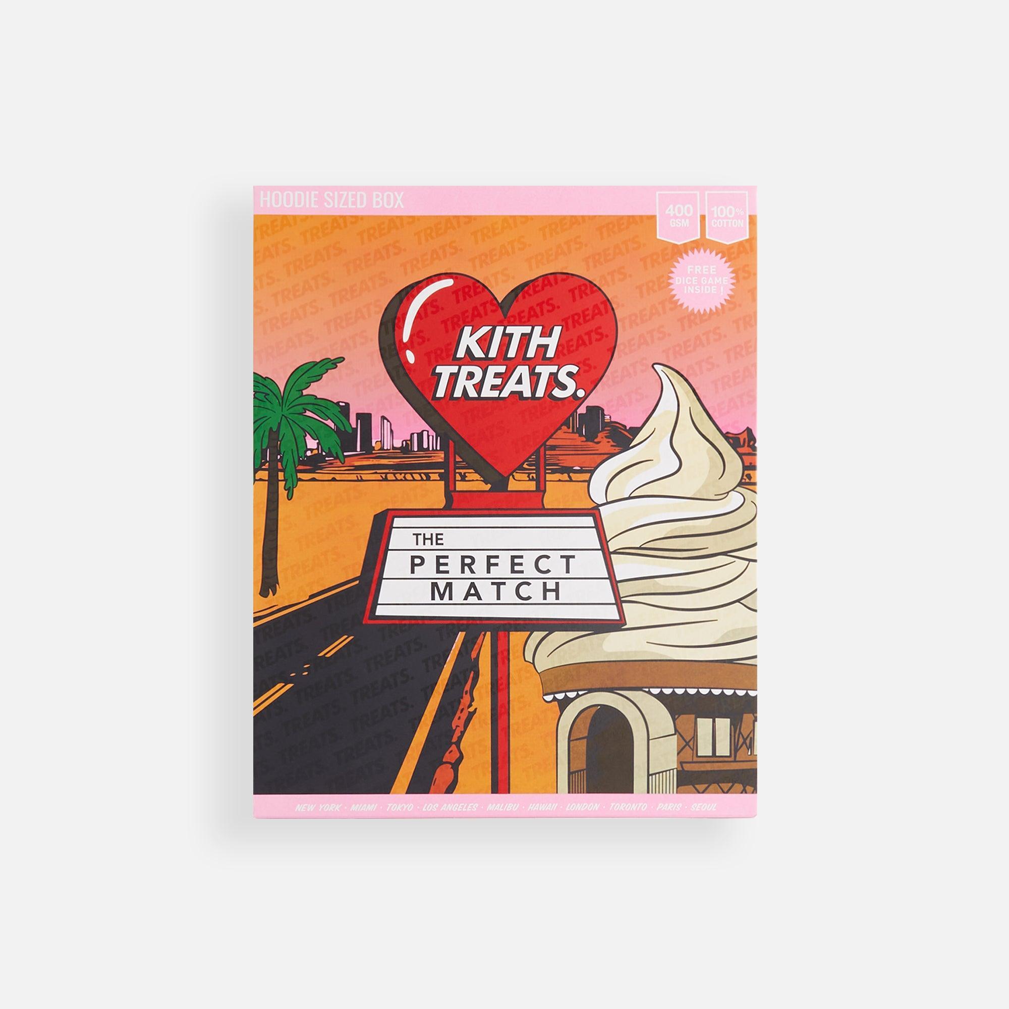 Kith Treats Strawberry Nelson Crewneck - Black Male Product Image