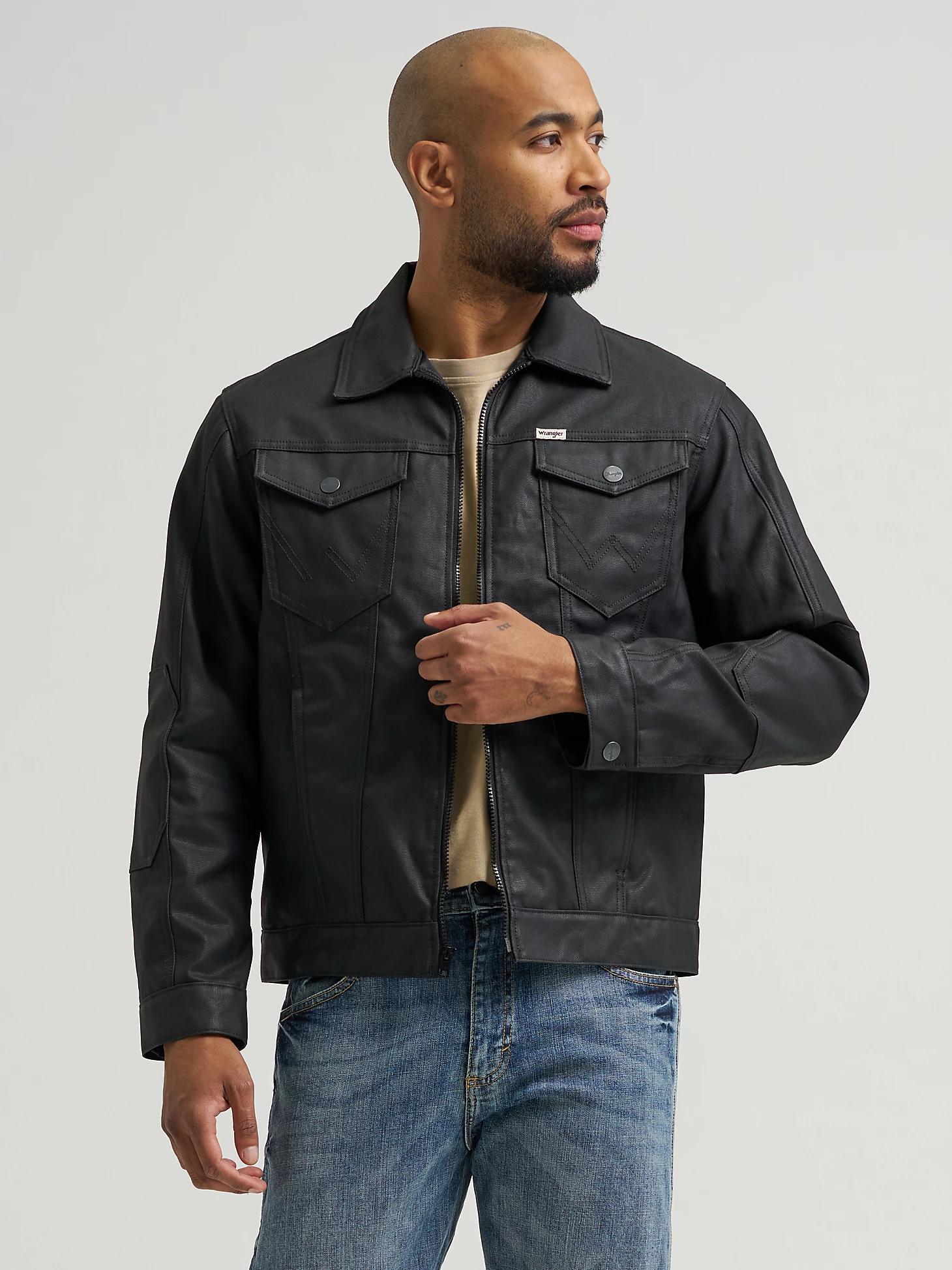 Wrangler All Terrain Gear Men's Outdoor Trucker Jacket | Men's JACKETS & OUTERWEAR | Wrangler® Product Image
