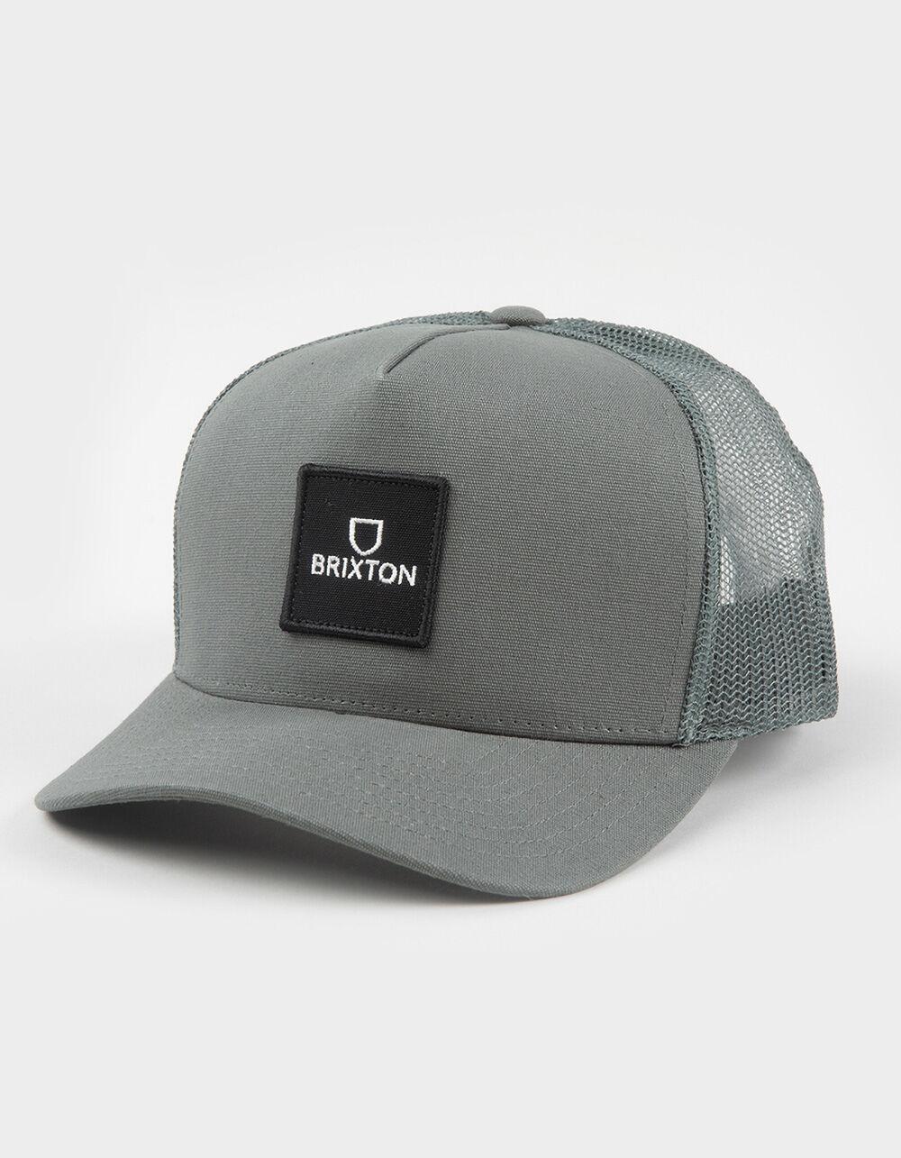 BRIXTON Alpha Block NetPlus® MP Trucker Hat - MOSS Product Image