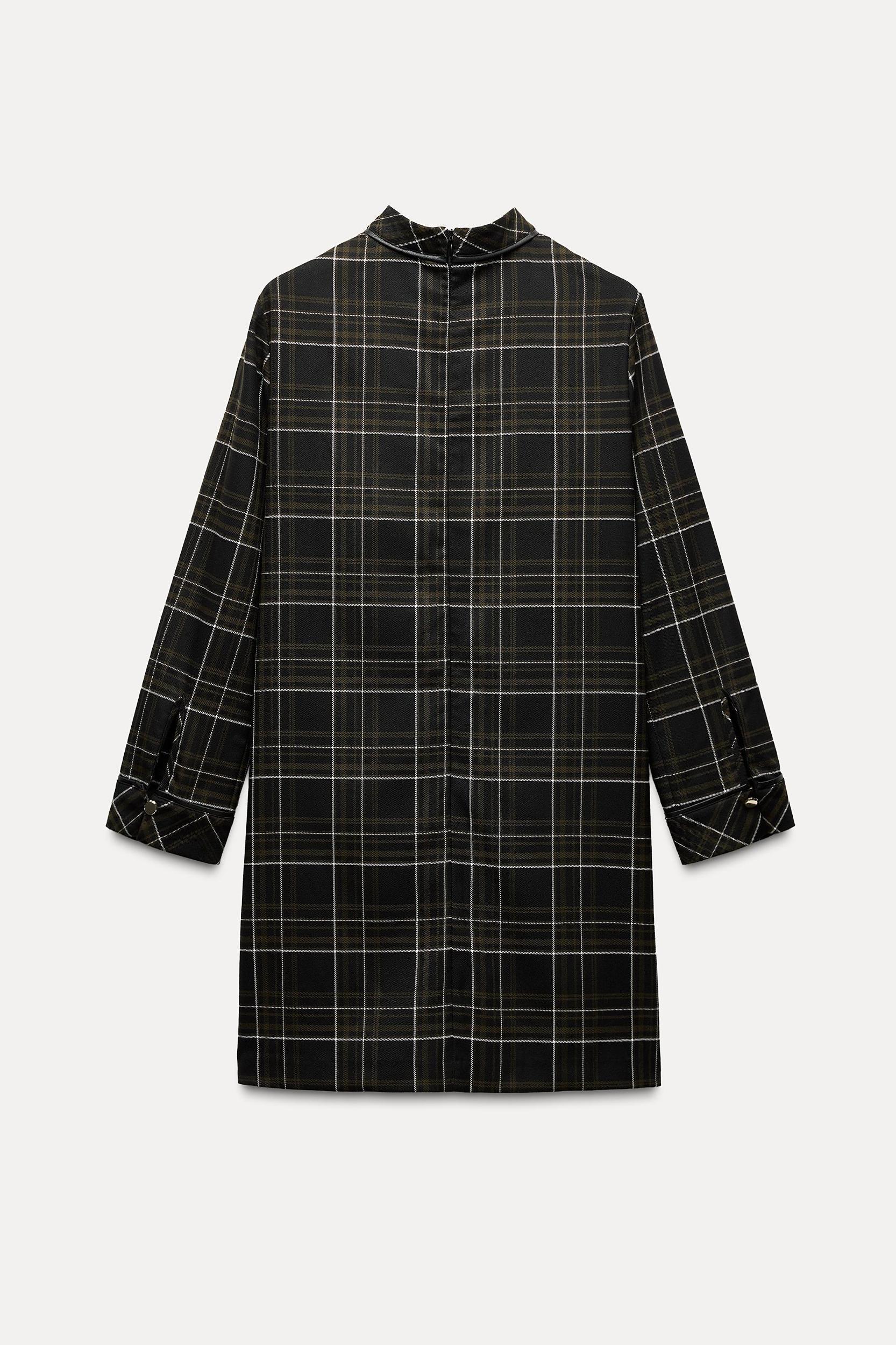 PLAID MINI DRESS Product Image