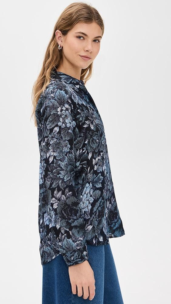 L'AGENCE Nina Long Blouse | Shopbop Product Image