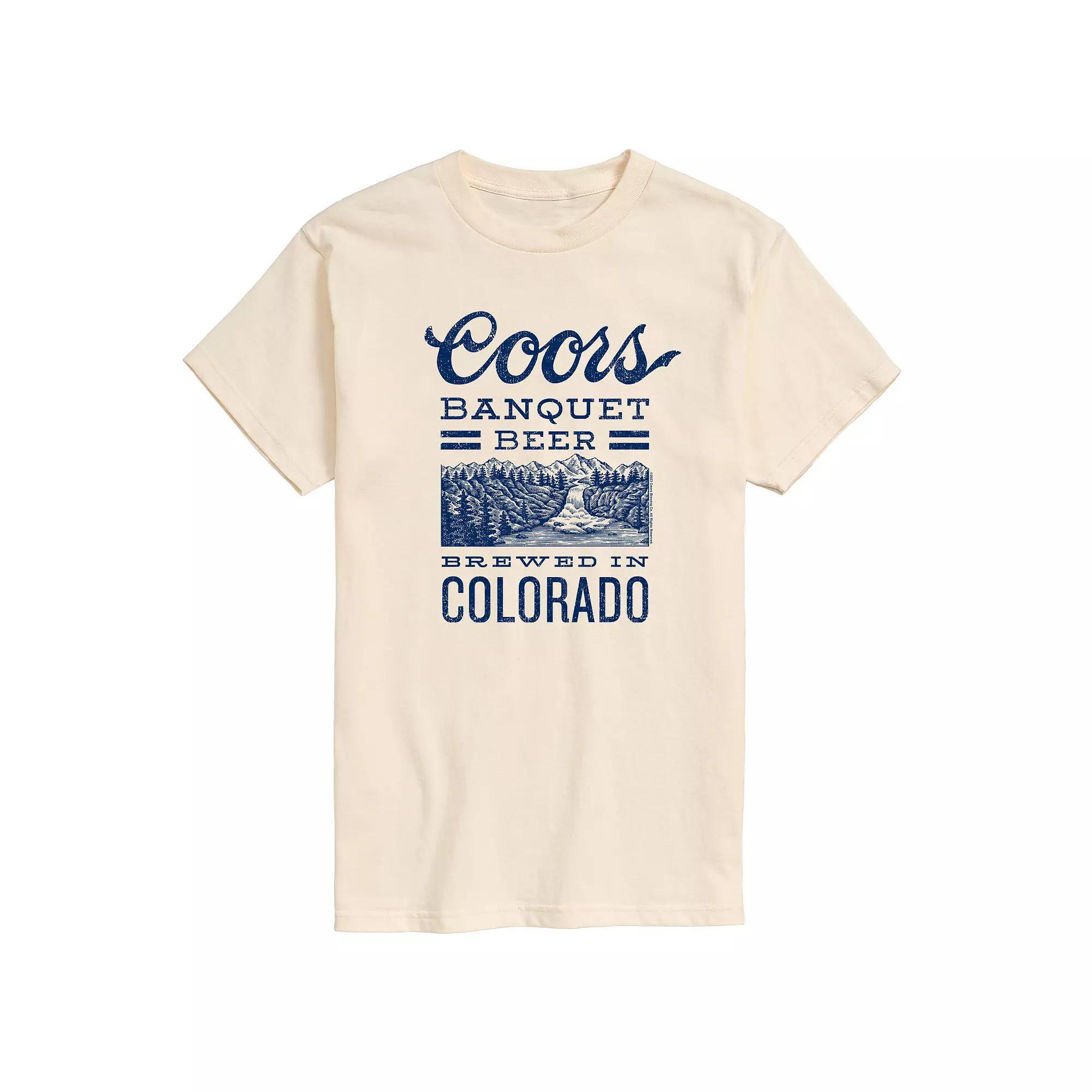 Mens Coors Banquet Beer Colorado Graphic Tee Product Image