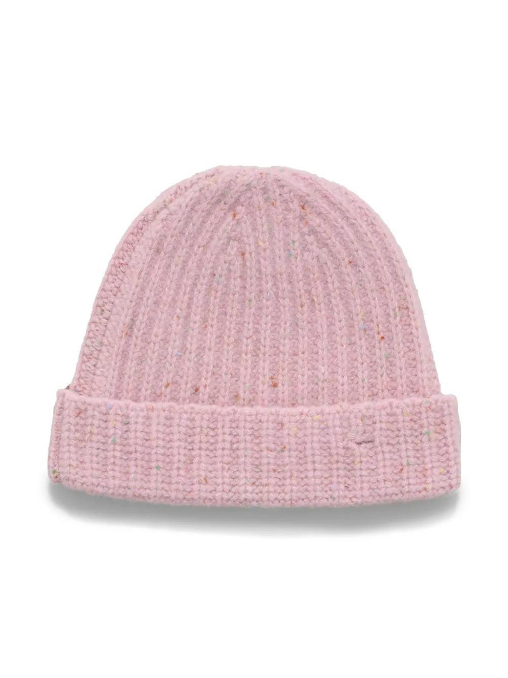 logo-embroidered ribbed-knit beanie Product Image
