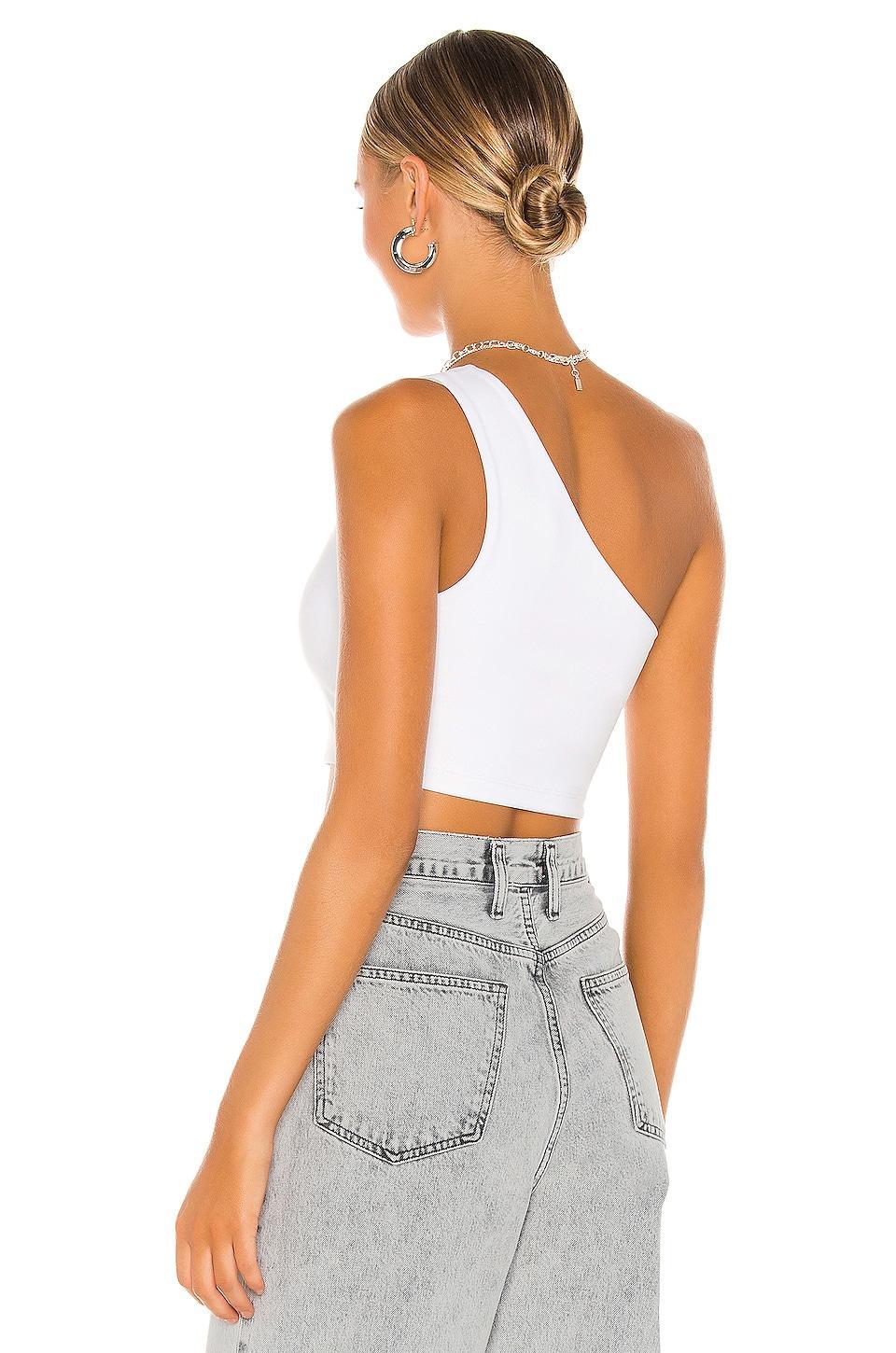 One Shoulder Crop Top Susana Monaco Product Image