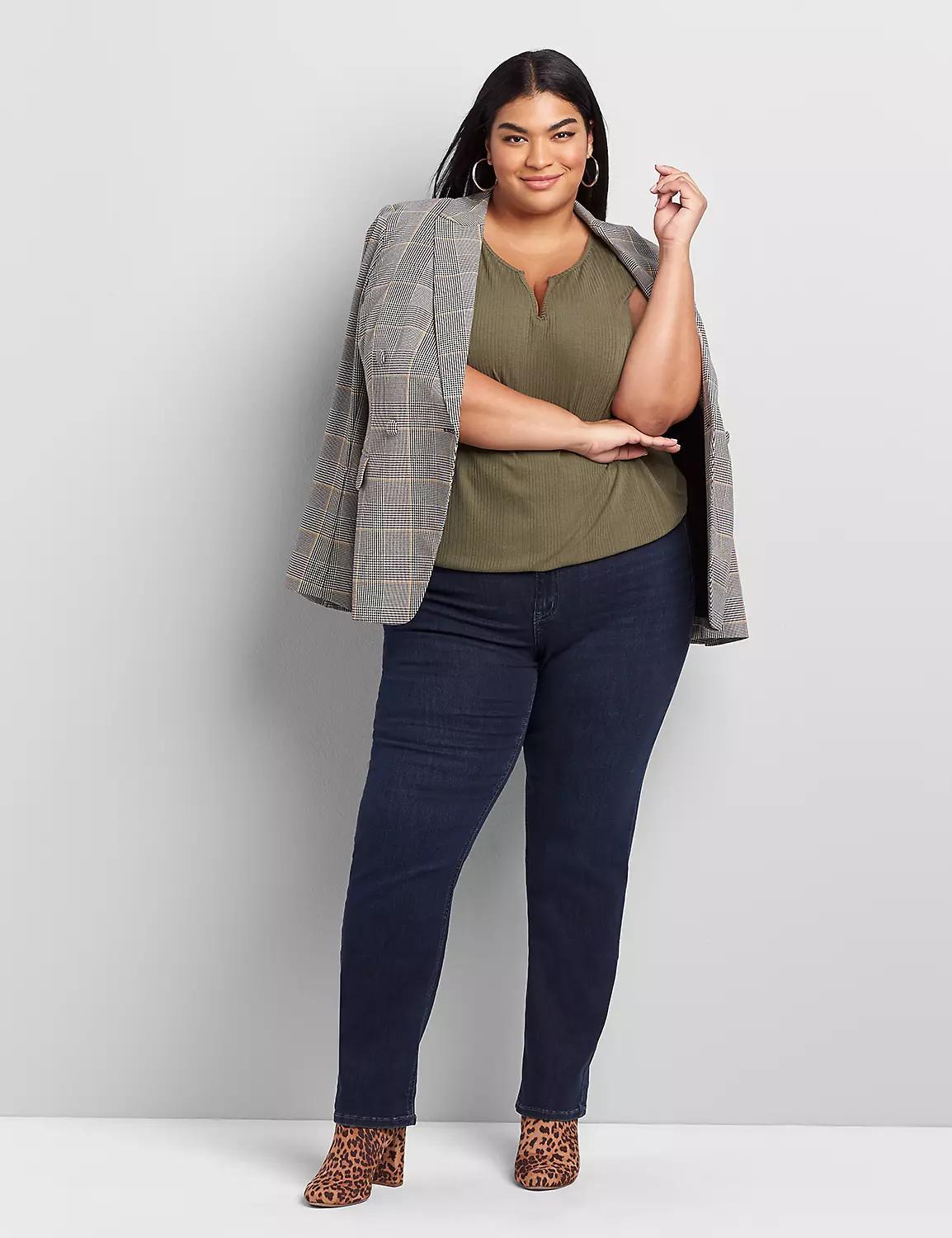 Curvy Fit High-Rise Straight Jean Product Image