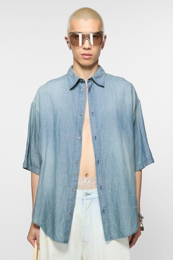 Button-up shirt logo stamp Product Image