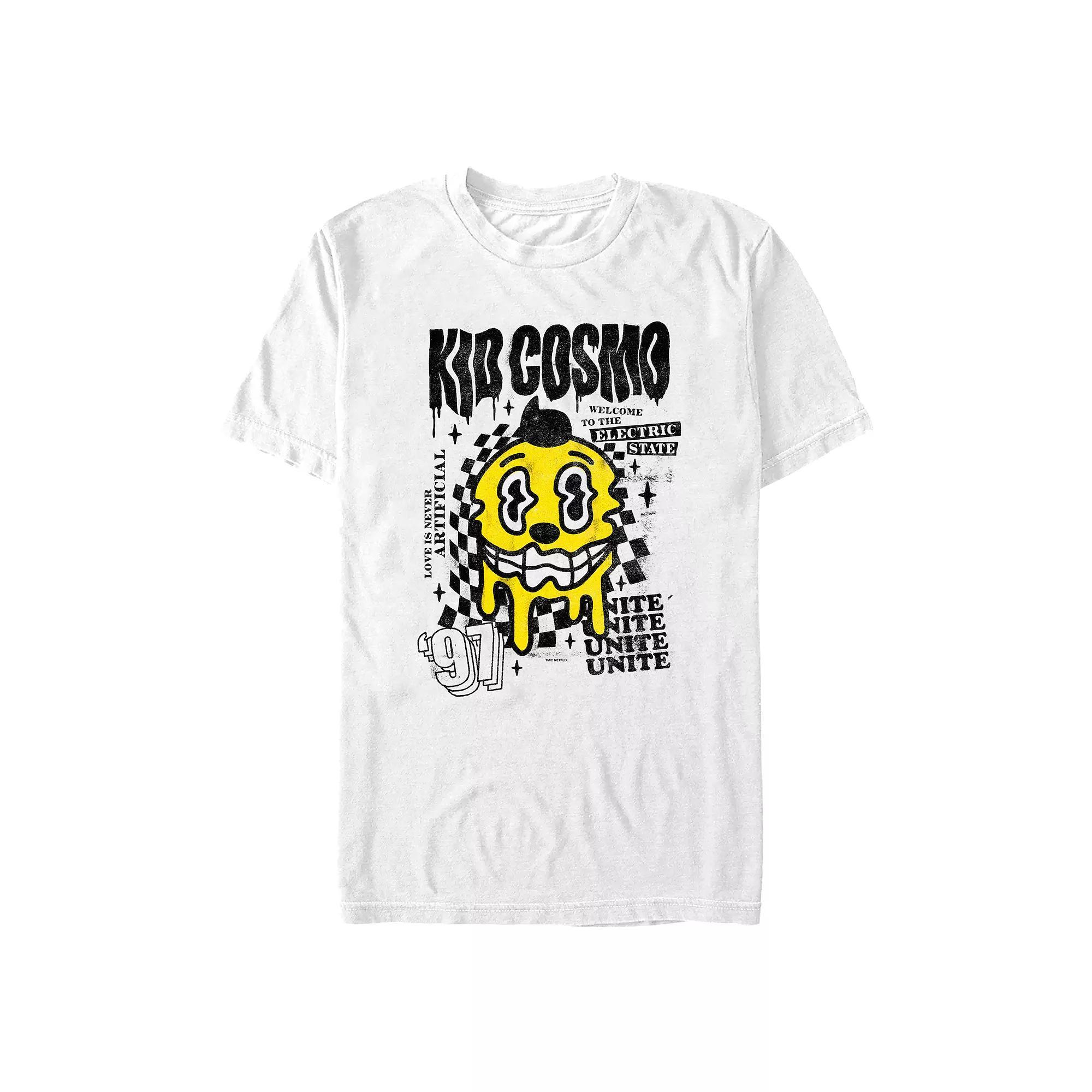Big & Tall The Electric State Kid Cosmo Paint Graphic Tee, Men's, Size: 4XL, White Product Image