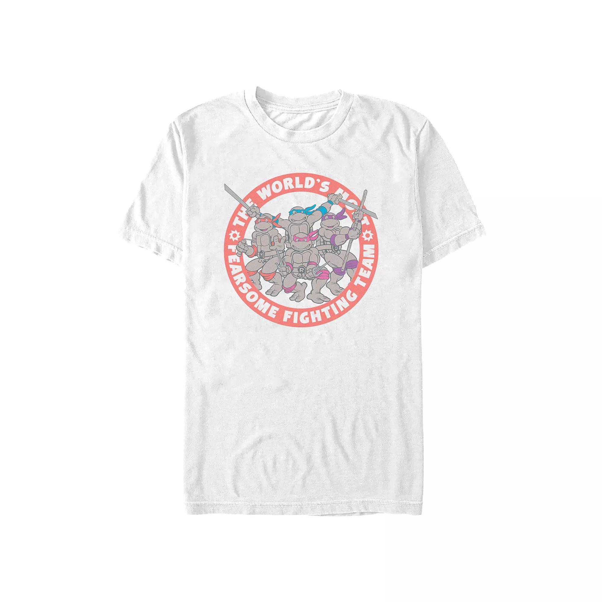 Men's Teenage Mutant Ninja Turtles The Most Fearsome Graphic Tee, Size: Large, White Product Image