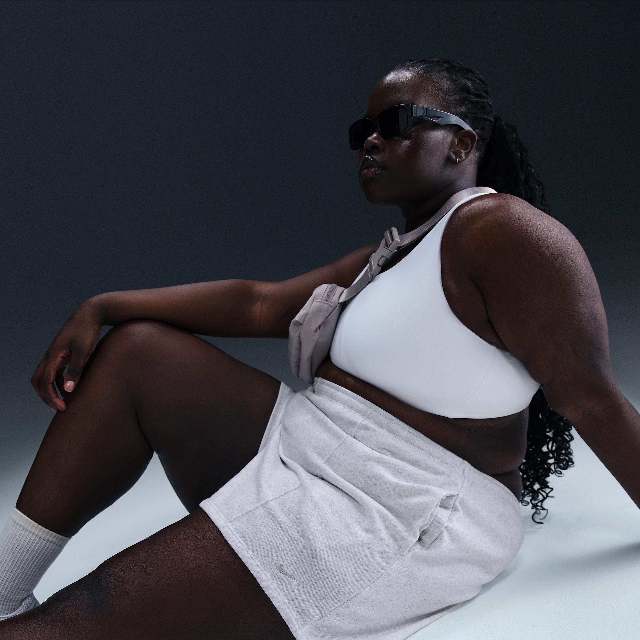 Women's Nike Sportswear Chill Terry Mid-Rise 4" French Terry Shorts (Plus Size) Product Image