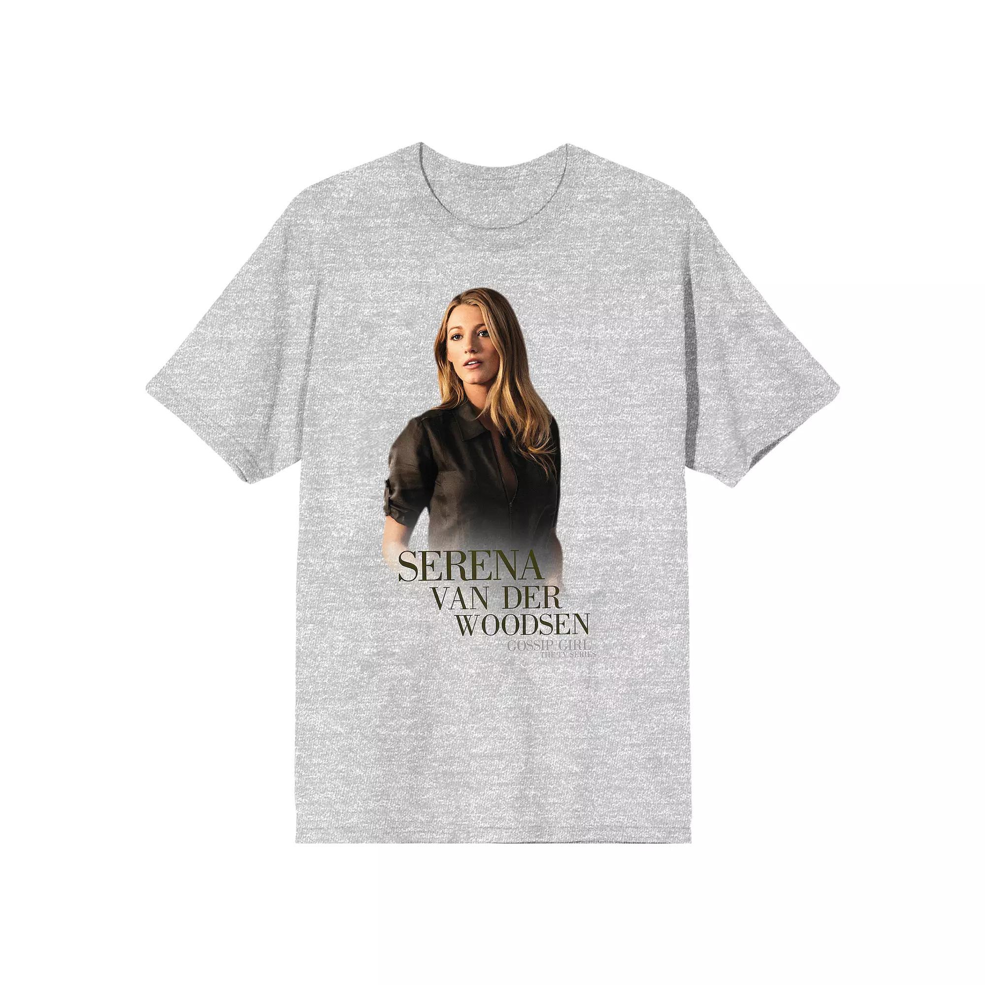 Men's Gossip Girl Serena Tee, Size: Medium, Grey Product Image