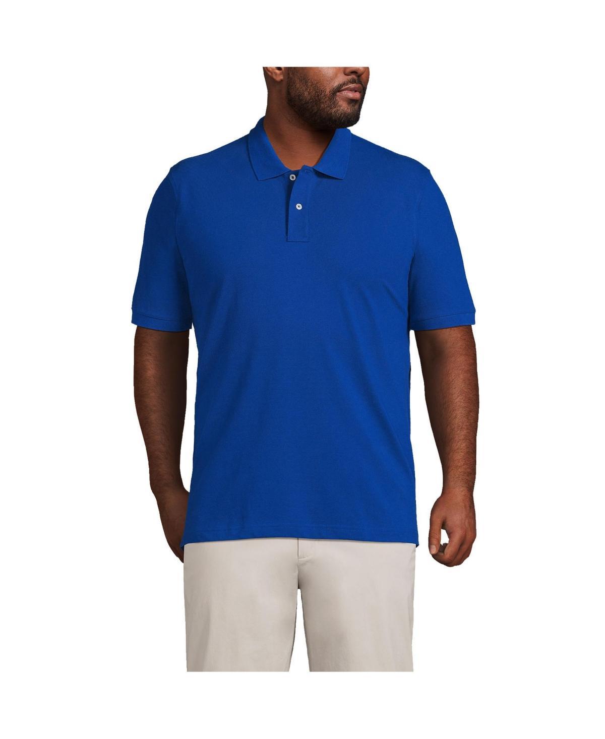 Big & Tall Lands' End Short Sleeve Comfort-First Mesh Polo Shirt, Men's, Size: XXL Tall, White Product Image