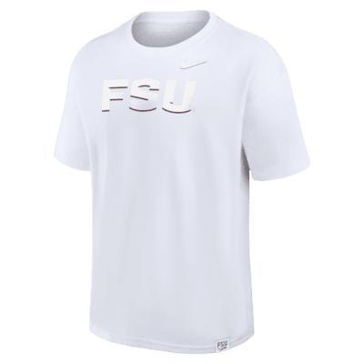 Men's Nike White Florida State Seminoles 2-Hit Statement Max90 T-Shirt, Size: XL Product Image