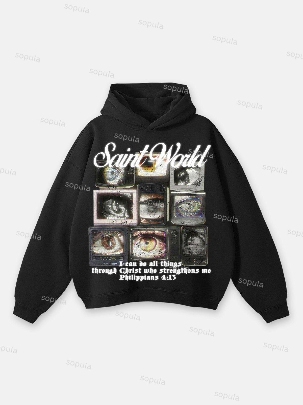 Sopula Power Boxer Master Graphic Print Hoodie Product Image