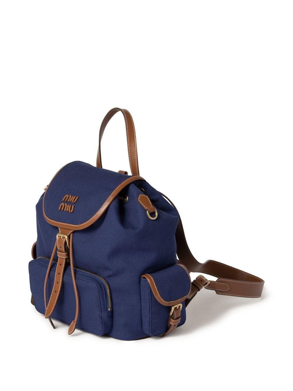 logo-lettering backpack Product Image