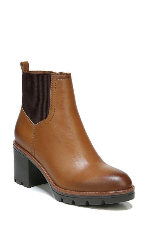 Naturalizer Verney Weatherproof Leather Block Heel Chunky Lug Sole Chelsea Platform Booties Product Image