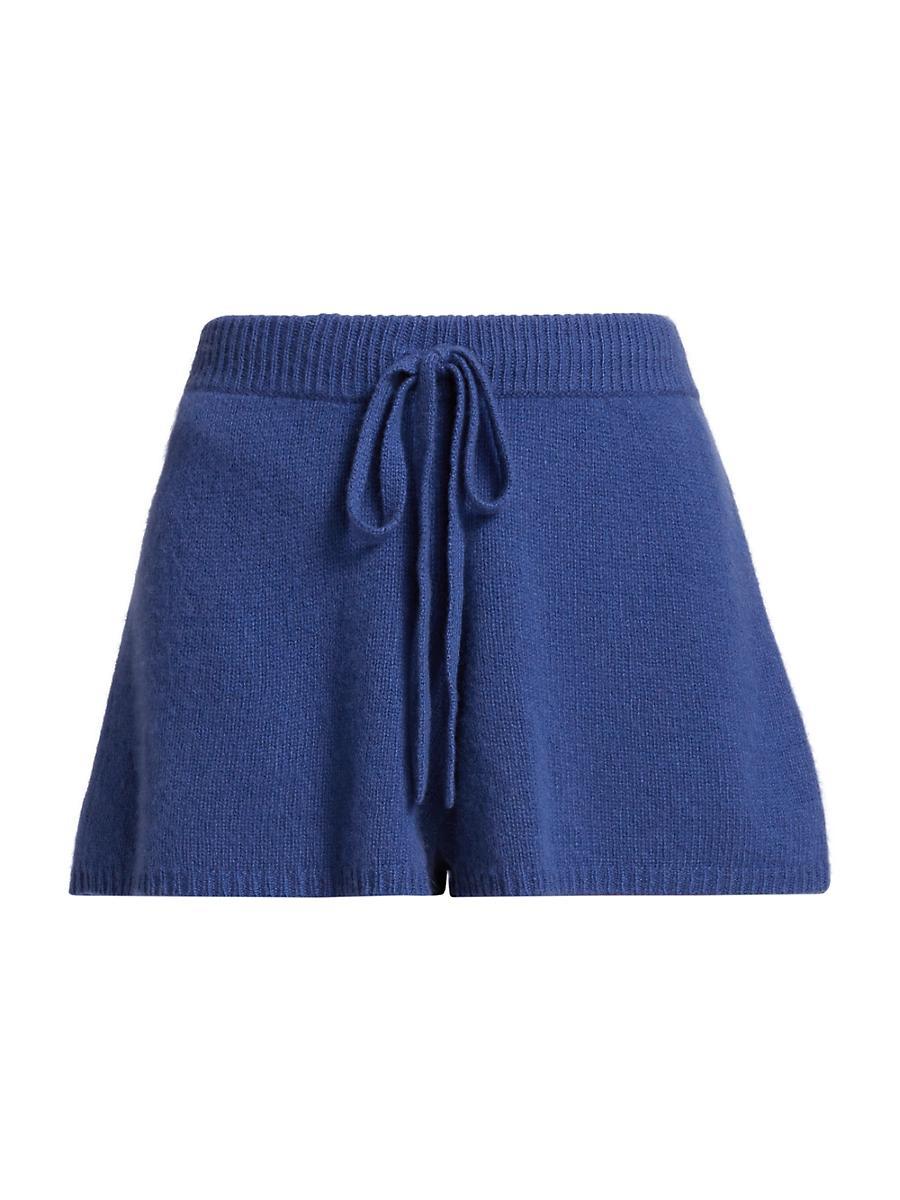 Womens Cashmere Drawstring Lounge Shorts Product Image